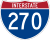 Interstate 270 Spur marker