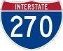Interstate 270 marker