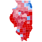Illinois in the 2016 presidential election. Clinton v. Trump.