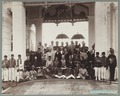 1st Malayan Durbar (Federal Conference) 14 July 1897 in Kuala Kangsar; YamTuan Muhammad Shah seated second from right