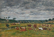 Landscape with Cows, 1881, Musée Malraux, Le Havre