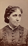 Louisa May Alcott, c. 1870 - Warren's Portraits, Boston