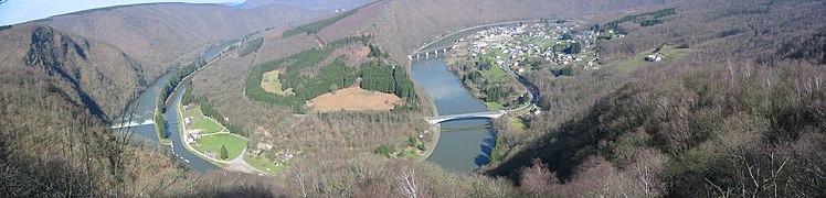 View of the Meuse in the French Ardennes