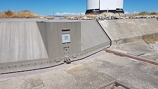Missile silo cover at Sirene Observatory, Plateau d'Albion.