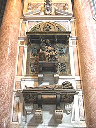 Tomb of Pope Innocent VIII, Pollaiuolo's second papal tomb