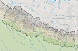 Map showing the location of Nangpai Gosum