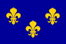The Royal Banner of France[25] or "Bourbon Flag". The House of Bourbon ruled France from 1589 to 1792 and again from 1815 to 1848.