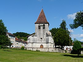 The church in Saint-Aquilin
