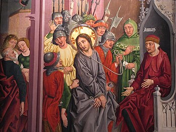 Christ before Annas (detail)