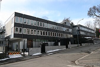 The British embassy in Oslo