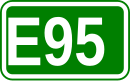 Zeichen der Europastraße 95