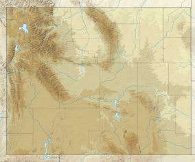 Map showing the location of Gros Ventre Wilderness