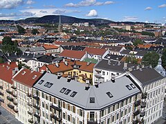 View from "silo" (Marselis gate 24) to the northeast of Grünerløkka
