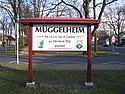 Welcome sign of the locality
