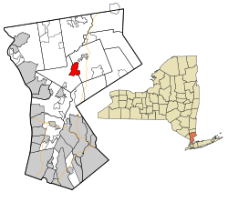Location of Mount Kisco, New York