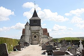 The church in Arzillières-Neuville