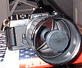 500 mm catadioptric lens mounted on a Yashica FX-3