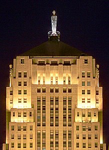 Chicago Board of Trade Building in Chicago, Illinois (1930)