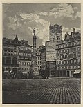 Die Place du Châtelet vor der Umgestaltung 1852 (Foto Charles Nègre)