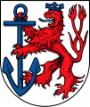 Wappen Düsseldorfs, Nordrhein-Westfalen, mit bergischem Löwen