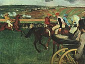 Edgar Degas, At the Races, 1877–1880, Musée d'Orsay, Paris – Horse Racing