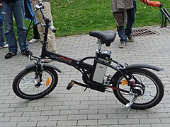 A folding e-bike