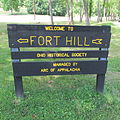 Entrance to Fort Hill.