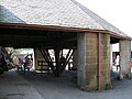 A four-horse mill requires a large working space