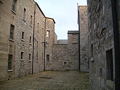 The view from the prison courtyards.