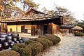 Korean Wood shingle, Neowa-jip, Asan, Gyeonggi Province in South Korea