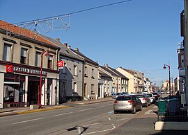 The town centre of L'Hôpital