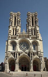 Façade of Laon Cathedral (begun 1160)