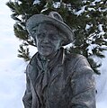 Luis Trenker memorial statue