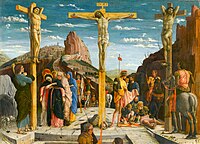 The central panel (The Crucifixion)