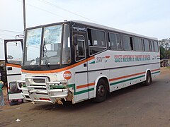 A Sociéte Nigerienne de Transports de Voyageurs coach bus