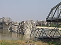 Al-Sarafiya bridge 13 April 2007 after a truck bomb exploded on April 12, 2007