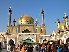 The Shrine of Lal Shahbaz Qalandar in Sehwan Sharif