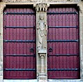 Trumeau of the main portal of Saint Martin's Church, Arlon