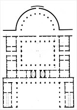 Floor plan (Ottavio Bertotti Scamozzi, 1781)
