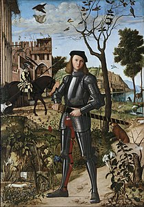 Young Knight in a Landscape, Vittore Carpaccio