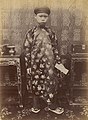 Young emperor Thanh Thai in 1892
