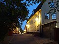 Environmentally adjusted street lighting on Yttersta Tvärgränd