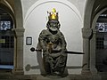 Charlemagne statue, Grossmünster at Zürich (original)