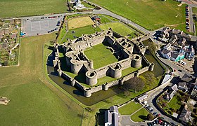 Beaumaris Castle, on the island of Anglesey at the north-west of Wales, 1295