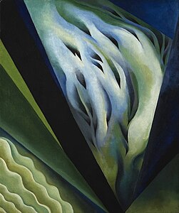 "Blue and Green Music" by Georgia O'Keeffe, 1921.