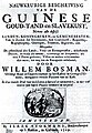 Willem Bosmans, niederländische Ausgabe Amsterdam 1709