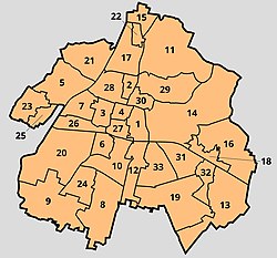 Zones of Brescia.