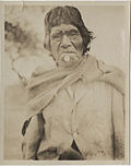 Chiriguano-Indianer mit Lippenpflock