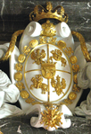 Coat of arms in the Warsaw Royal Castle, 18th century