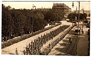 German parade in Riga, 1917